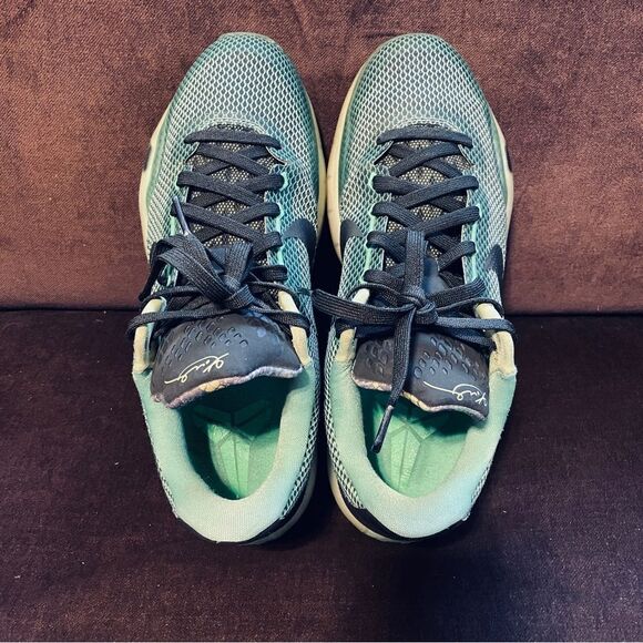 Nike Kobe Bryant X 10 size 9 US 42.5 EUR "vino" Green and Black Athletic Shoes - Picture 8 of 12